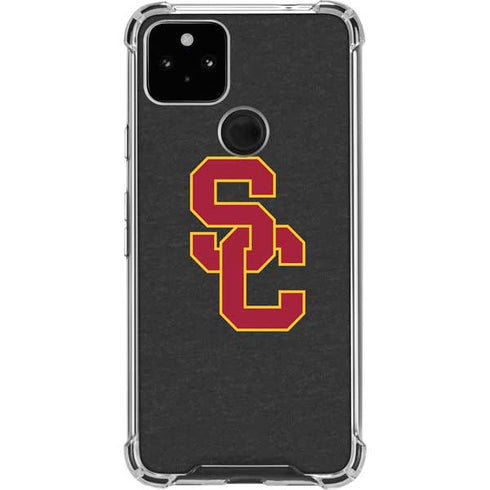 University of Southern California USC Dark Grey Logo Pixel Cases
